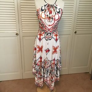 Boston Proper Halter Handkerchief dress - size 2